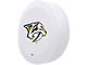 Nashville Predators Spare Tire Cover; White (66-18 Jeep CJ5, CJ7, Wrangler YJ, TJ & JK)