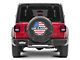 Life is Good Circle Flag Spare Tire Cover (87-20 Jeep Wrangler YJ, TJ, JK & JL)