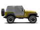 Full Monty Cab Cover; Gray (92-06 Jeep Wrangler YJ & TJ, Excluding Unlimited)