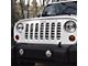 Grille Insert; American Black and White (07-18 Jeep Wrangler JK)