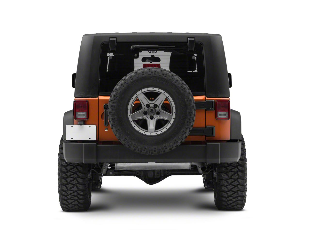 Jeep Wrangler Tailgate Hinge Cover; Upper Inner (07-18 Jeep Wrangler JK)