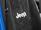 Seat Cover with Jeep Logo; Black (Universal; Some Adaptation May Be Required)