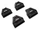 Rhino-Rack Heavy Duty RL110 2 Bar Roof Rack; Black (18-24 Jeep Wrangler JL 4-Door)