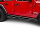 N-Fab Cab Length Podium Nerf Side Step Bars; Textured Black (18-24 Jeep Wrangler JL 4-Door)