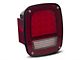 Rugged Ridge LED Tail Light; Black Housing; Red/Clear Lens; Passenger Side (76-06 Jeep CJ5, CJ7, Wrangler YJ & TJ)