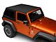 Bestop Trektop Pro Hybrid Soft Top; Black Twill (07-18 Jeep Wrangler JK 2-Door)