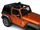 Bestop Trektop Pro Hybrid Soft Top; Black Twill (07-18 Jeep Wrangler JK 2-Door)