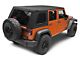 Bestop Trektop Pro Hybrid Soft Top; Black Twill (07-18 Jeep Wrangler JK 4-Door)