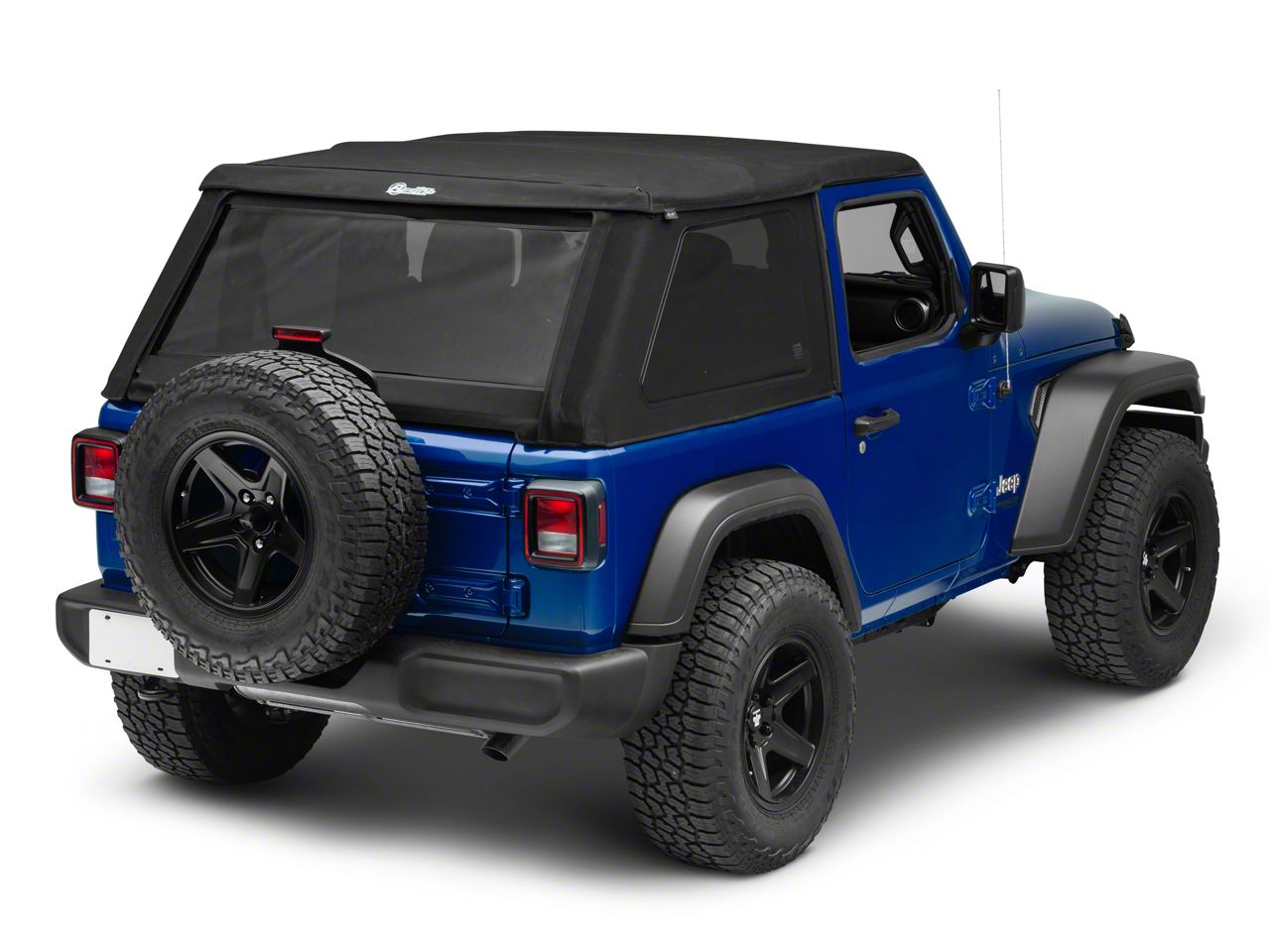 Bestop Jeep Wrangler Trektop NX Soft Top; Black Twill 56862-17 (18-24 Jeep  Wrangler JL 2-Door) - Free Shipping