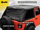 Bestop Trektop NX Soft Top; Black Diamond (18-24 Jeep Wrangler JL 2-Door)