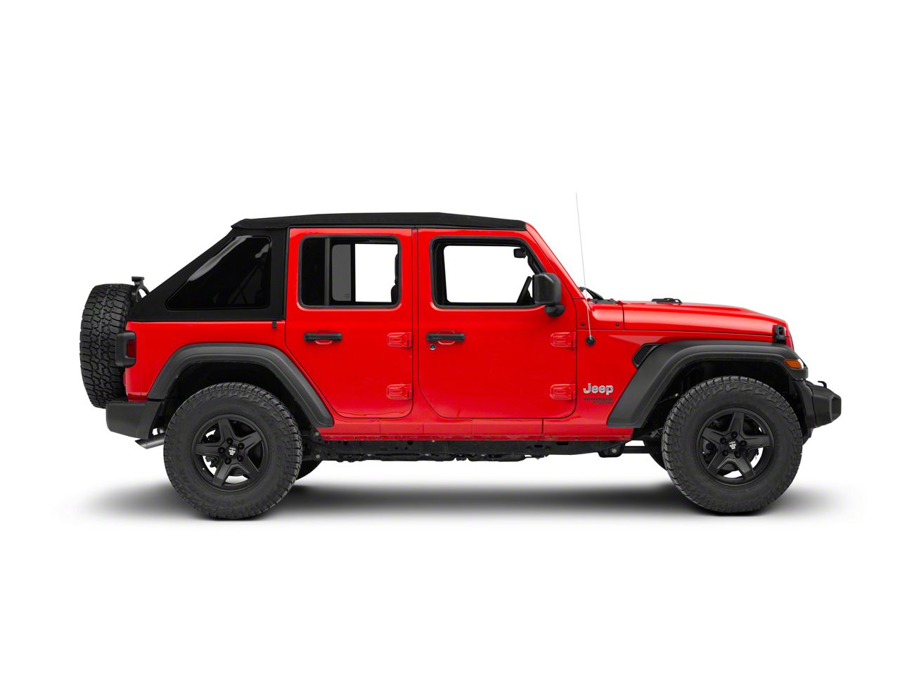 Bestop Jeep Wrangler Trektop NX Soft Top; Black Twill 56863-17 (18-24 Jeep  Wrangler JL 4-Door) - Free Shipping