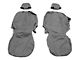 Covercraft Seat Saver Polycotton Custom Front Row Seat Covers; Charcoal (18-24 Jeep Wrangler JL 4-Door)