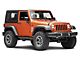 RedRock Side Armor with Step Pads; Textured Black (07-18 Jeep Wrangler JK 2-Door)