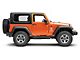 RedRock Side Armor with Step Pads; Textured Black (07-18 Jeep Wrangler JK 2-Door)