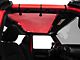 Steinjager Teddy Top Front Seat Solar Screen Cover; Red (18-24 Jeep Wrangler JL)