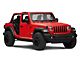 Steinjager Rear Trail Tube Doors; Black (18-24 Jeep Wrangler JL 4-Door)