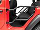 Steinjager Rear Trail Tube Doors; Black (18-24 Jeep Wrangler JL 4-Door)