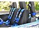 Steinjager Rear Seat Harness Bar; Southwest Blue (07-18 Jeep Wrangler JK 2-Door)