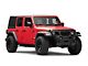 Fab Fours Front Stubby Grumper; Matte Black (18-24 Jeep Wrangler JL)