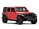 Fab Fours Front Full Width Grumper; Matte Black (18-24 Jeep Wrangler JL)