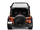 JTopsUSA Mesh Shade Top; Titanium (07-18 Jeep Wrangler JK 4-Door)