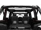 JTopsUSA Mesh Shade Top; Titanium (07-18 Jeep Wrangler JK 4-Door)