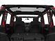 JTopsUSA Mesh Shade Top; Titanium (18-22 Jeep Wrangler JL 4-Door)