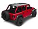 JTopsUSA Mesh Shade Top; Titanium (18-22 Jeep Wrangler JL 4-Door)