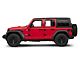 RedRock Exterior Door Hinge Covers; Black (18-24 Jeep Wrangler JL)