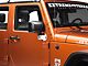 Rugged Ridge Door Mirror Arm Covers; Chrome (07-18 Jeep Wrangler JK)