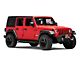 RB20 Running Boards; Black Bedliner Coating (18-22 Jeep Wrangler JL 4-Door)