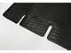 Front and Rear Floor Mats; Black (18-22 Jeep Wrangler JL 4-Door, Excluding 4xe)