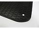 Front and Rear Floor Mats; Black (18-22 Jeep Wrangler JL 4-Door, Excluding 4xe)