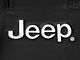 Sideless Seat Cover with Jeep Logo; Black (Universal; Some Adaptation May Be Required)