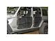 Rugged Ridge Fortis Front Tube Door Covers; Black (18-24 Jeep Wrangler JL)