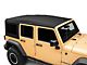 Bestop Supertop Ultra Squareback Soft Top; Premium Black Twill (07-18 Jeep Wrangler JK 4-Door)