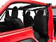 TruShield Neoprene Front and Rear Seat Covers; Black (18-24 Jeep Wrangler JL 4-Door, Excluding 4xe)