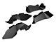 Fishbone Offroad Aluminum Inner Fenders; Front and Rear; Black (07-18 Jeep Wrangler JK)