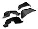 Fishbone Offroad Aluminum Inner Fenders; Front and Rear; Black (07-18 Jeep Wrangler JK)