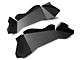 Fishbone Offroad Aluminum Inner Fenders; Rear; Black (07-18 Jeep Wrangler JK)