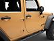 Body Door Hinge Set; Gloss Black (07-18 Jeep Wrangler JK 4-Door)