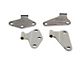 Body Door Hinge Set; Polished (07-18 Jeep Wrangler JK 2-Door)