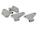 Body Door Hinge Set; Ready to Paint (07-18 Jeep Wrangler JK 2-Door)