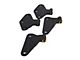 Body Door Hinge Set; Textured Black (07-18 Jeep Wrangler JK 2-Door)