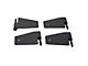 Door Hinge Set; Gloss Black (07-18 Jeep Wrangler JK 2-Door)