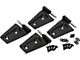 Door Hinge Set; Gloss Black (07-18 Jeep Wrangler JK 2-Door)