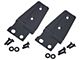 Hood Hinges; Textured Black (07-18 Jeep Wrangler JK)