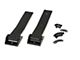 Tailgate Hinges; Gloss Black (07-18 Jeep Wrangler JK)