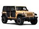 Bestop Front and Rear Core Doors; Black Twill (07-18 Jeep Wrangler JK 4-Door)