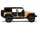 Bestop Front and Rear Core Doors; Black Twill (07-18 Jeep Wrangler JK 4-Door)